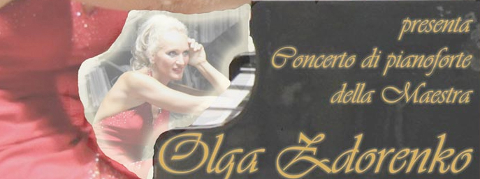 CONCERTO DI PIANOFORTE “OLGA ZDORENKO” – GIRASOLE, partner ufficiale