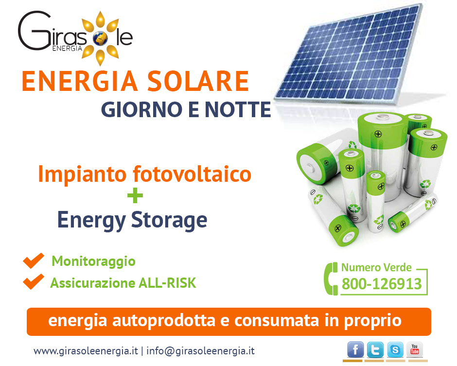 BATTERIA FOTOVOLTAICA-La soluzione di accumulo intelligente